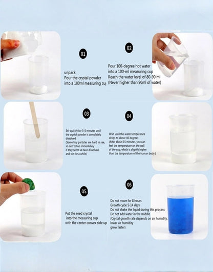 Crystal Science Kit for Kids Science Experiments Gifts