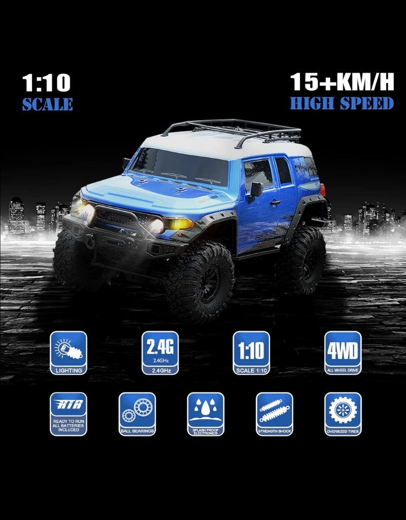 RC Cars RC Crawler 110 Scale RTR Remote Control Car 4WD 2.4GHz