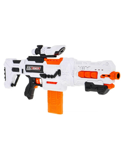 Electric Gun For Children Set With 2 Magazines And 48 Soft Shells