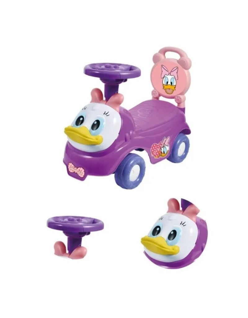 Daisy Duck Cartoon Baby Ride on Cars with Music Horn