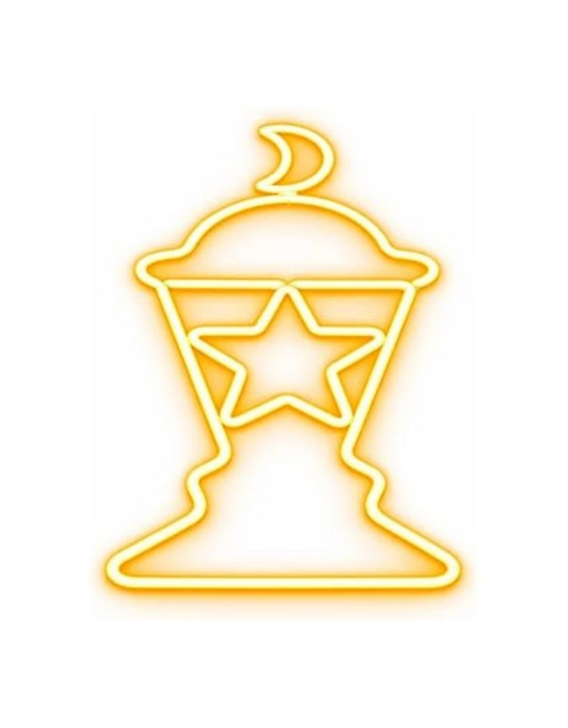 LED Star Inside Lantern Warm White Color