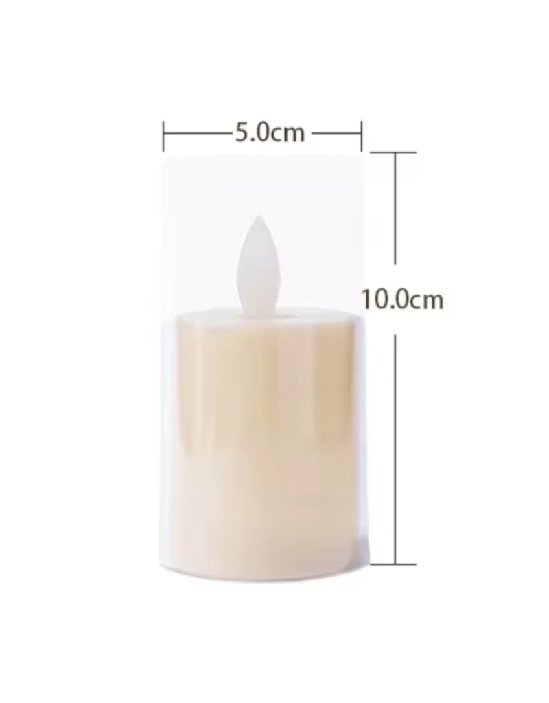 Wavy Flameless Flickering Candle Lights Battery Powered