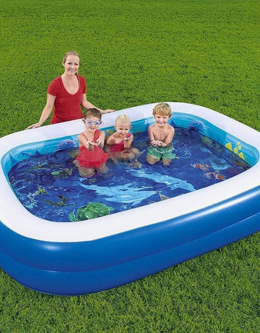 𝗕𝗲𝘀𝘁𝘄𝗮𝘆 541773D Undersea Adventure Pool 262x157x51cm