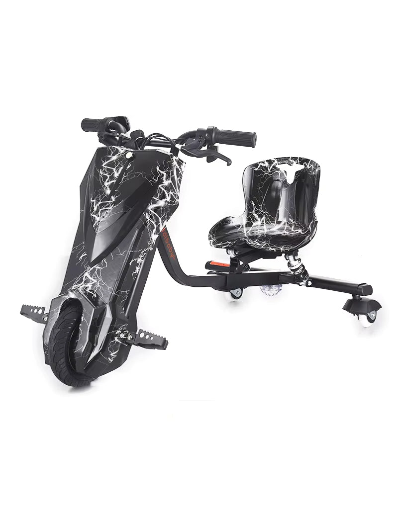 Tricycle 3 Wheels Electric Scooter LED Display 36V Fun Drifting For Kids & Adults