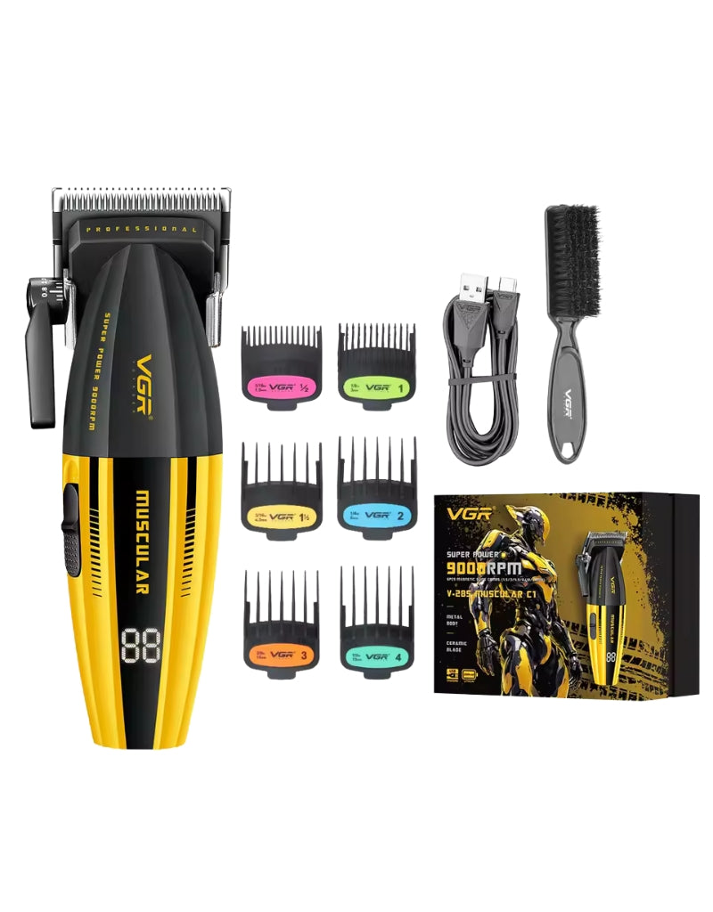 𝗩𝗚𝗥 Electric V-285 Hair Trimmers Professional 9000RPM Hair Clippers Rechargeable