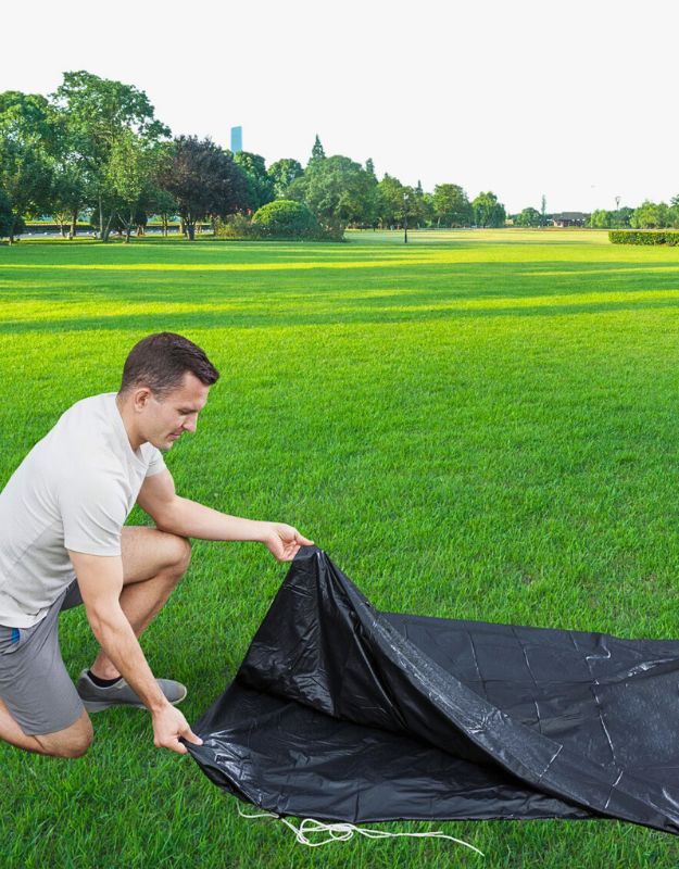 𝗕𝗲𝘀𝘁𝘄𝗮𝘆 58036 Flowclear Swimming Pool Cover For Steel Pro Max Round Pools 305cm