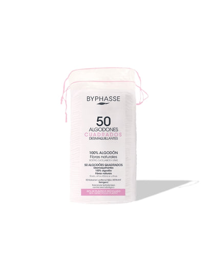 𝗕𝘆𝗽𝗵𝗮𝘀𝘀𝗲 50 Square Cotton Pads