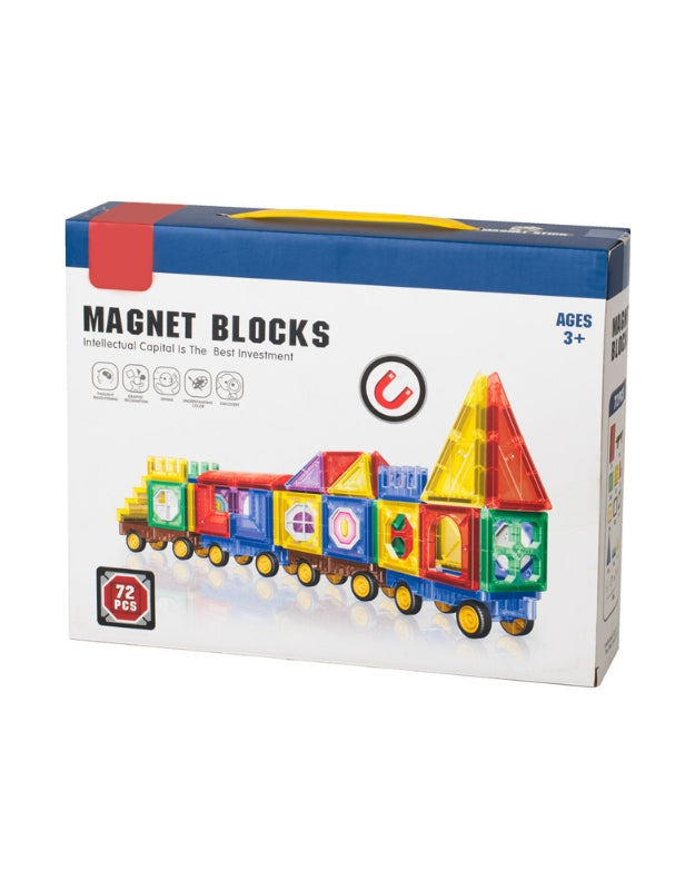 Magnetic Construction Set Different Shapes 72 PCS