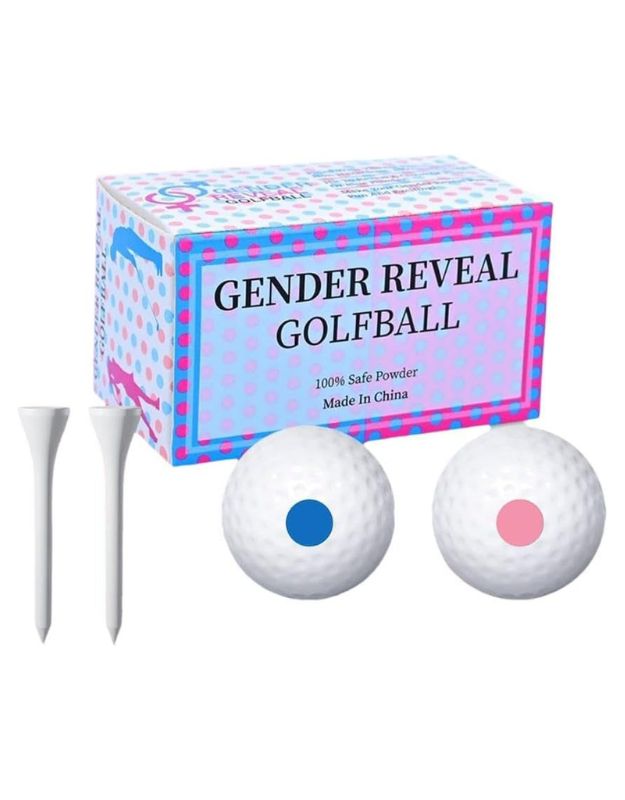 Gender Reveal 9.5x5.21x5.21 CM Golf Balls