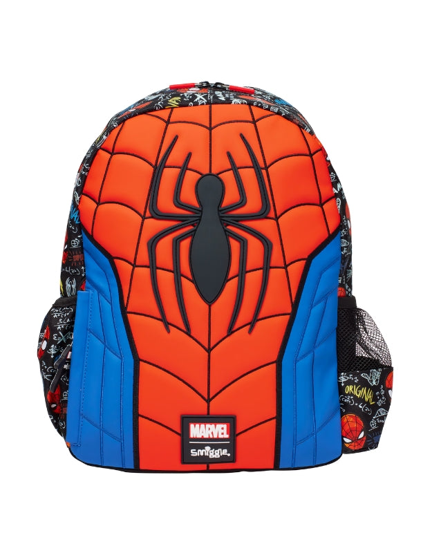 𝗦𝗺𝗶𝗴𝗴𝗹𝗲 Spider Man Junior Character Hoodie Backpack