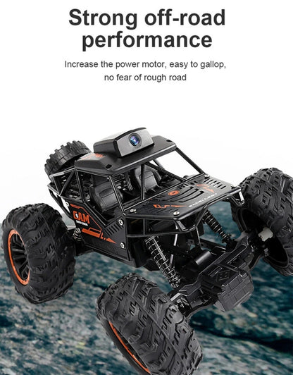 2.4G Remote Control Off-Road Truck showing strong off-road performance on rough terrain