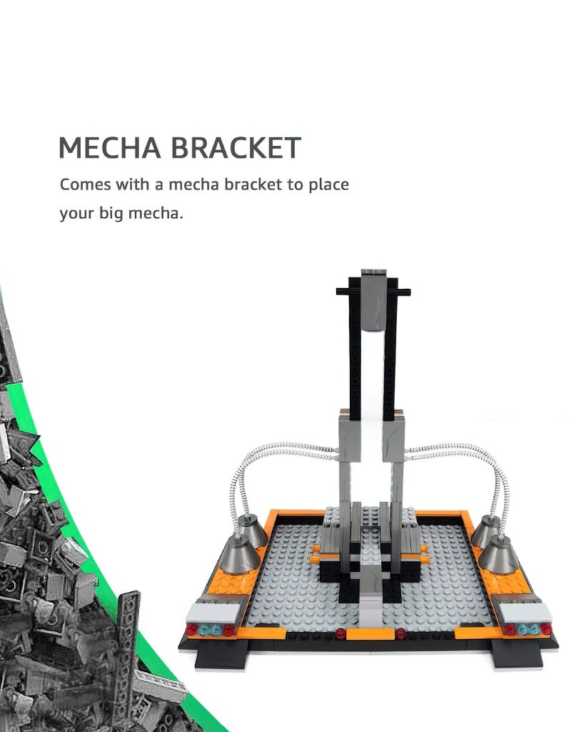 Mecha bracket display base for NZ-666 Gundam robot model building set