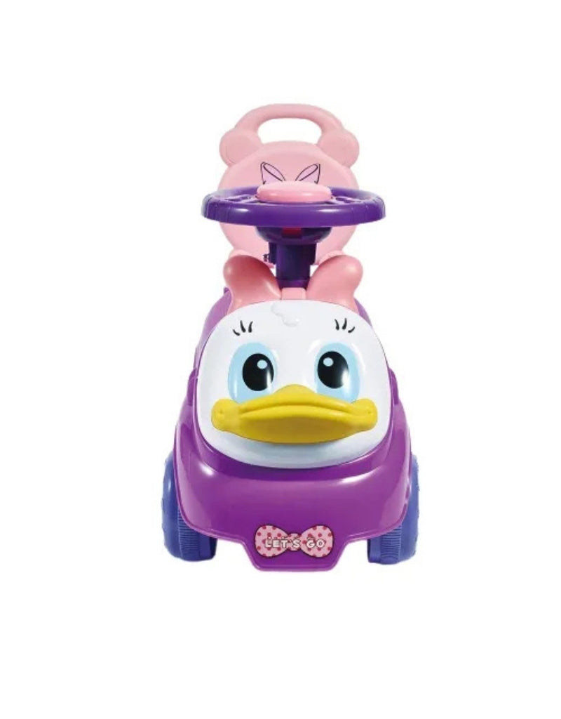 Daisy Duck Cartoon Baby Ride on Cars with Music Horn