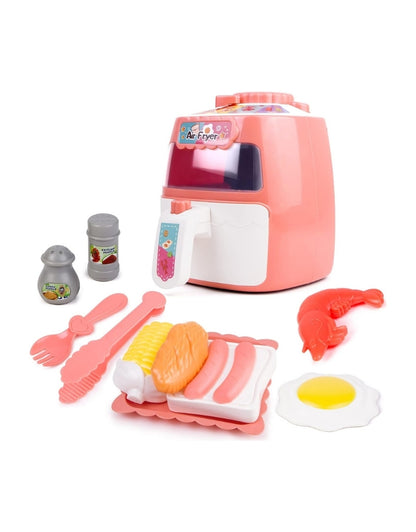 Air Fryer Toy With Pretend Light And Sound ABS