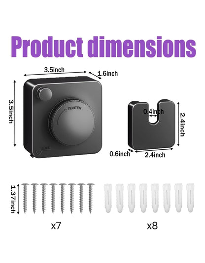 Heavy-Duty Wall Mount 4.2M Clothesline Adjustable Retracting Stainless Steel Wire Laundry Clothes Drying Line