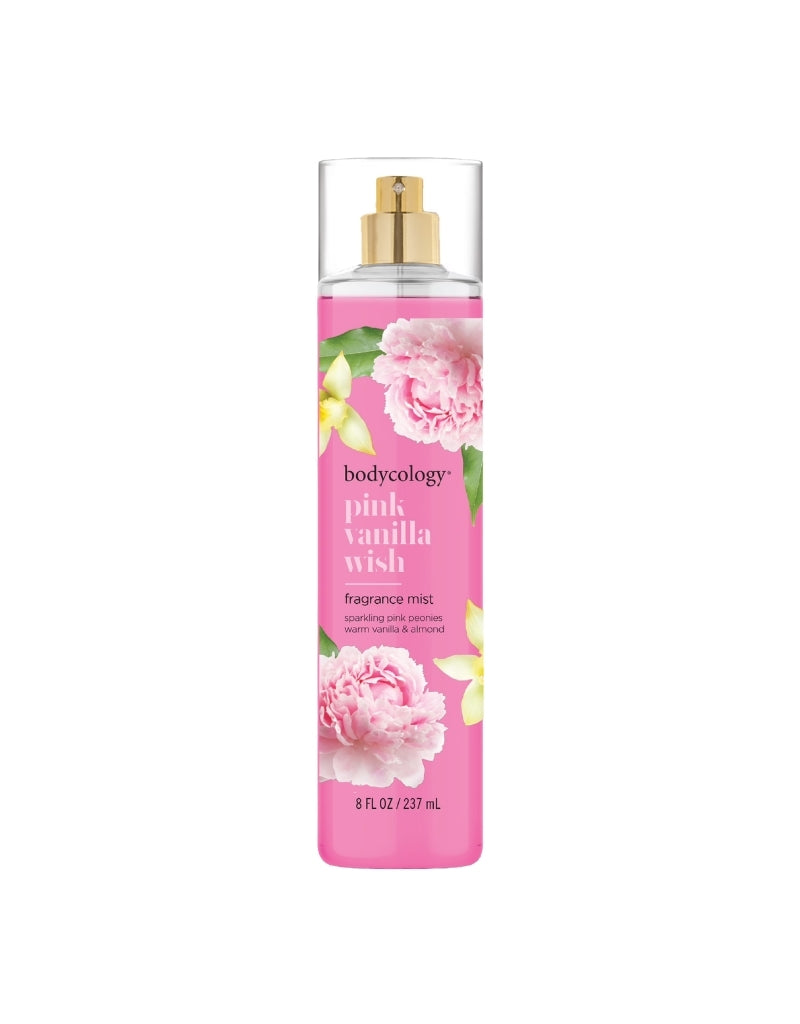 𝗕𝗼𝗱𝘆𝗰𝗼𝗹𝗼𝗴𝘆 Fragrance Pink Vanilla Wish Body Mist 237 ML