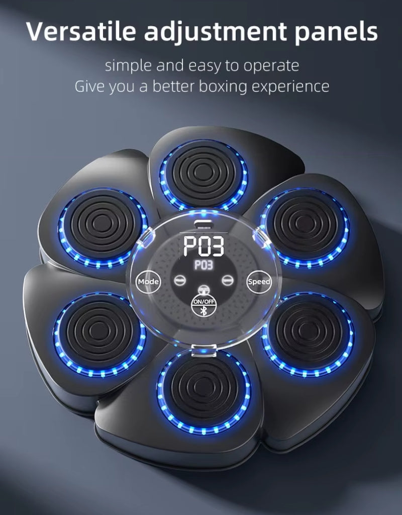 Home Boxing Equipment Adjustable Smart Boxing Wall Pad LED Music Rhythm Boxing