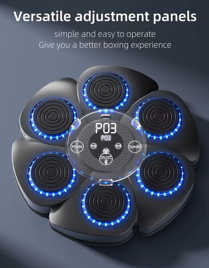 Home Boxing Equipment Adjustable Smart Boxing Wall Pad LED Music Rhythm Boxing