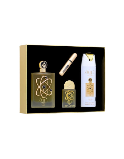 𝗟𝗮𝘁𝘁𝗮𝗳𝗮 Pride Tharwah Gold 3-Piece Gift Sets