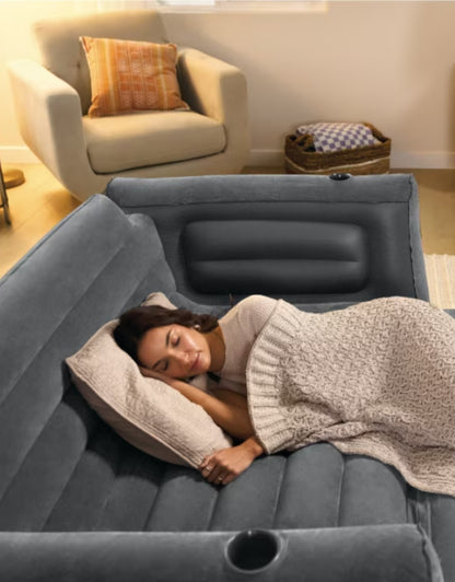 𝗜𝗻𝘁𝗲𝘅 Pull-Out Inflatable Bed 68566 1.93 x 2.31 x 71 CM