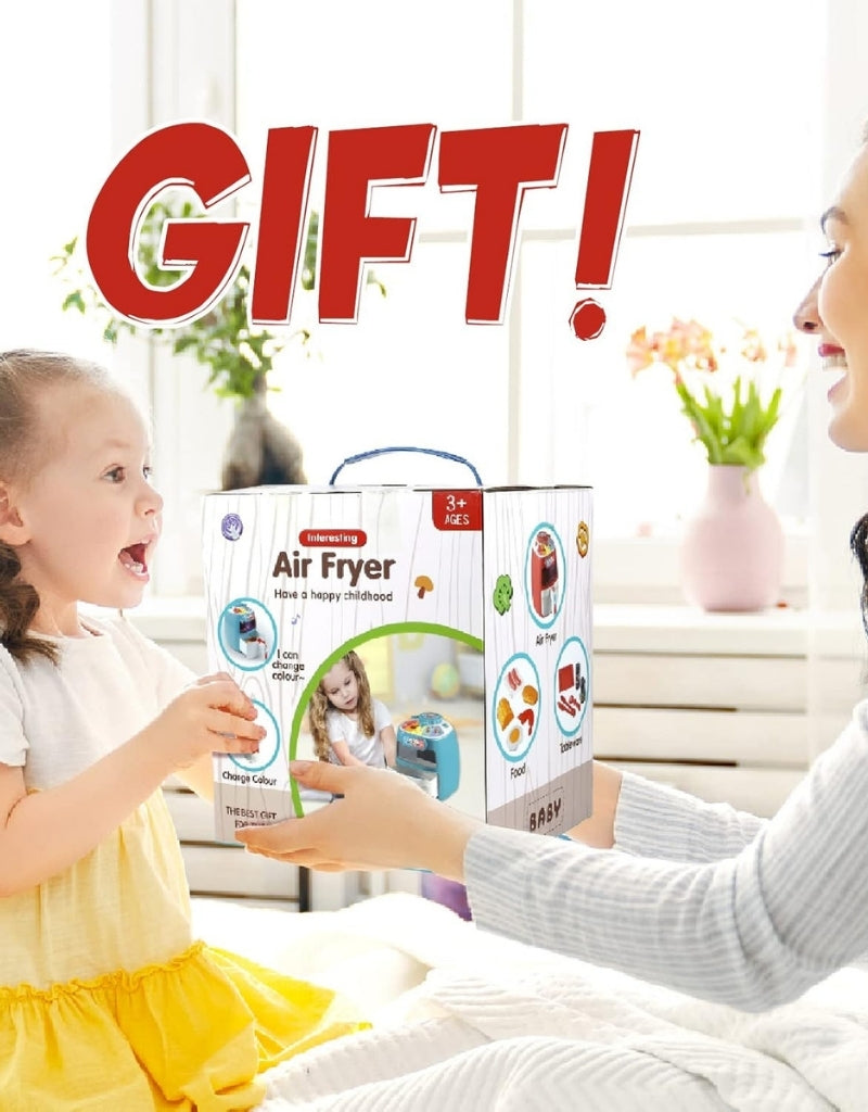 Air Fryer Toy With Pretend Light And Sound ABS