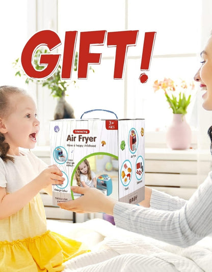 Air Fryer Toy With Pretend Light And Sound ABS