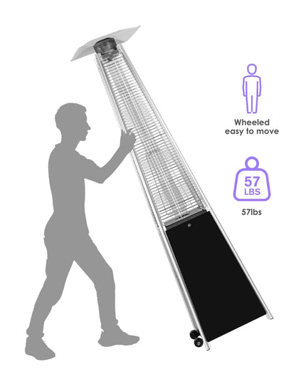 Nuu Garden 46000 BTU Propane Patio Heater