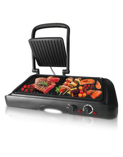 𝗗𝗦𝗣 2 In 1 Contact Grill Machine Griddle 1600W
