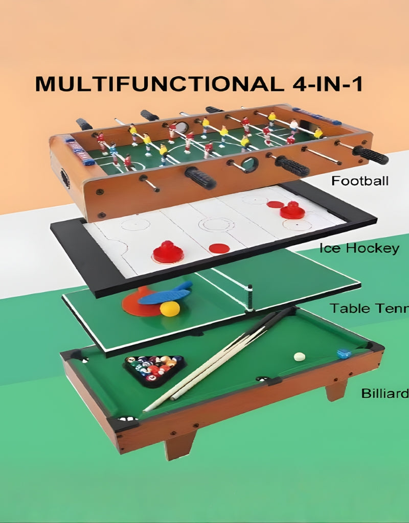 4 in 1 Multi Game Table Set With All Accessory