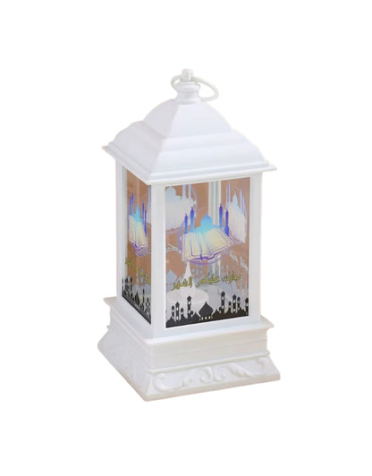 Ramadan Windproof Lantern Candle Table Light Night Lamp Decoration
