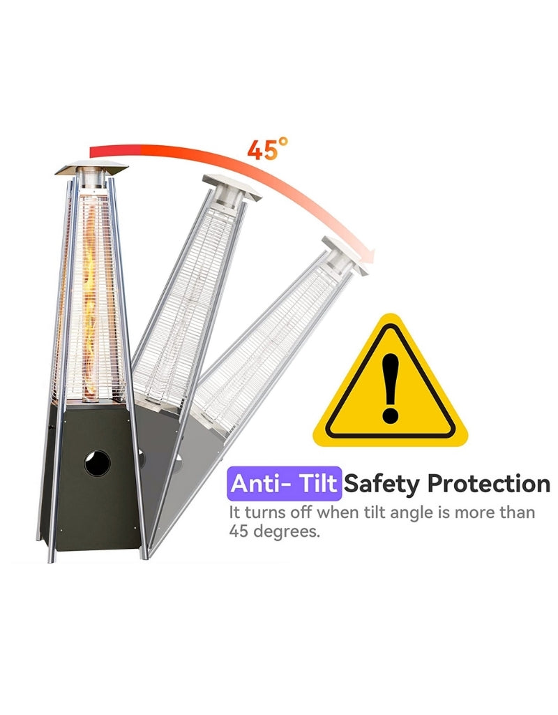 Nuu Garden 46000 BTU Propane Patio Heater