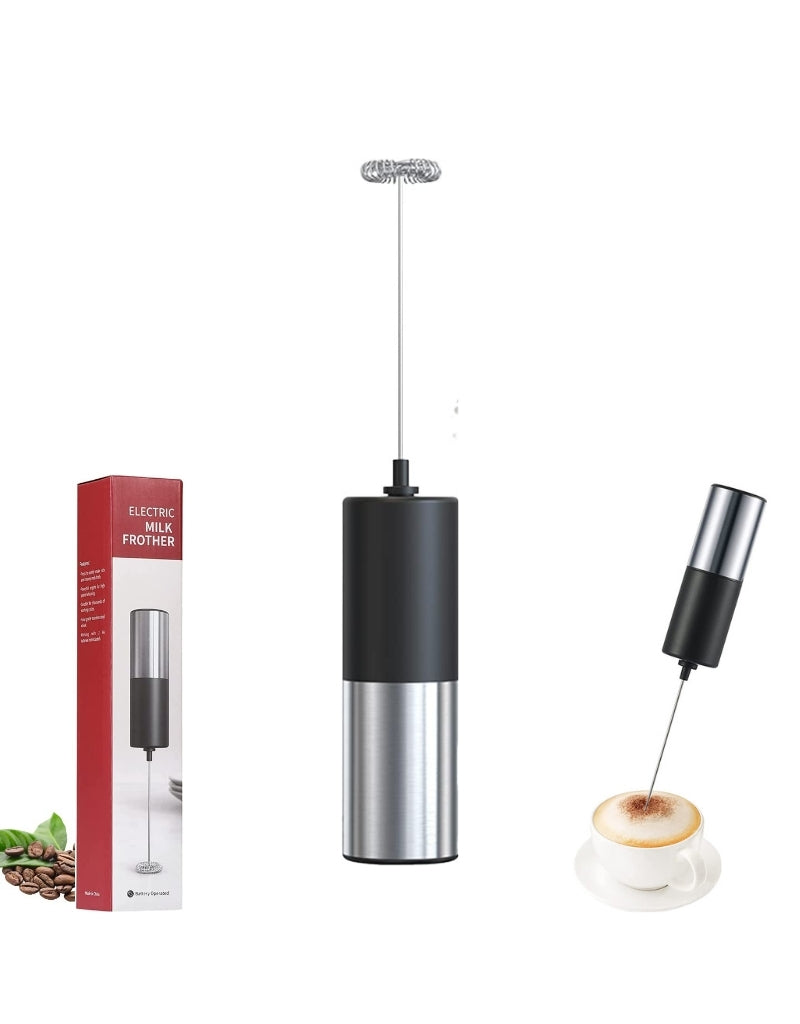 Handheld Electric Milk and Coffee Stainless Frother