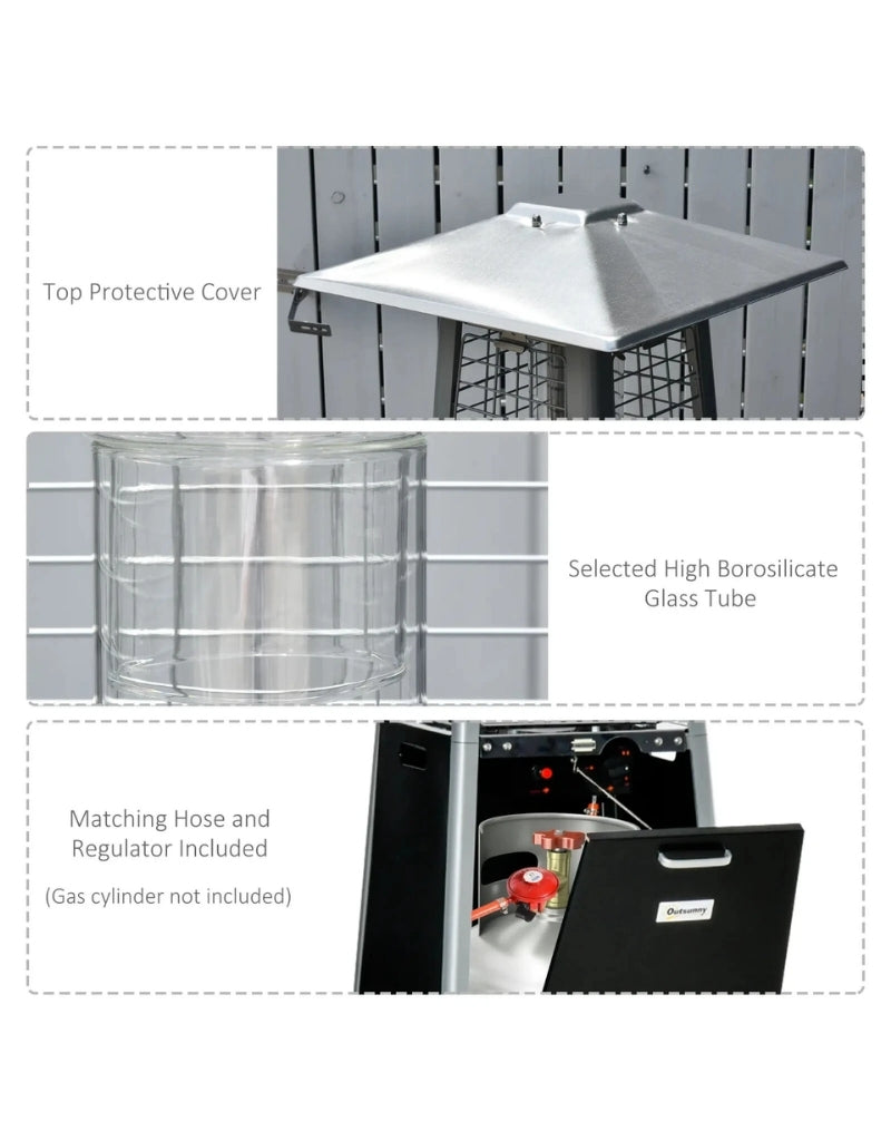 Nuu Garden 46000 BTU Propane Patio Heater