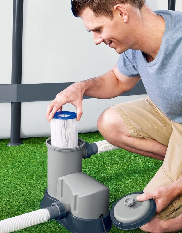 𝗕𝗲𝘀𝘁𝘄𝗮𝘆 58389 Flowclear GPH Above Ground Swimming Pool Pump 5,678L/H