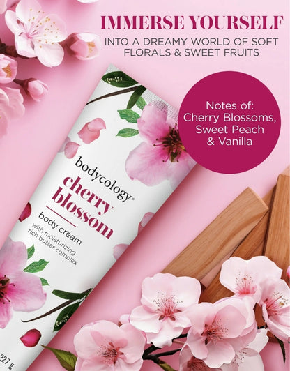 𝗕𝗼𝗱𝘆𝗰𝗼𝗹𝗼𝗴𝘆 Shea Butter Cherry Blossom Body Cream 227 G