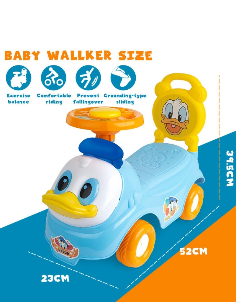 Donald Duck Musical Push Car