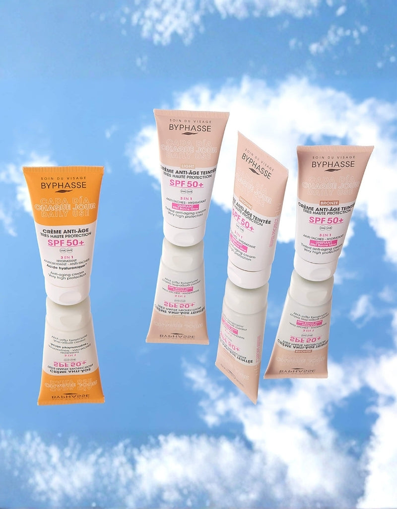 𝗕𝘆𝗽𝗵𝗮𝘀𝘀𝗲 Anti-aging Cream 3in1 Spf50+ 50 ML