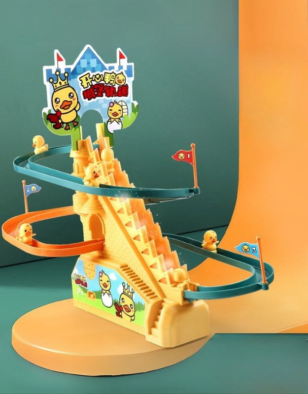 Automatic Stair Climbing Chickens with LED Lights and Music