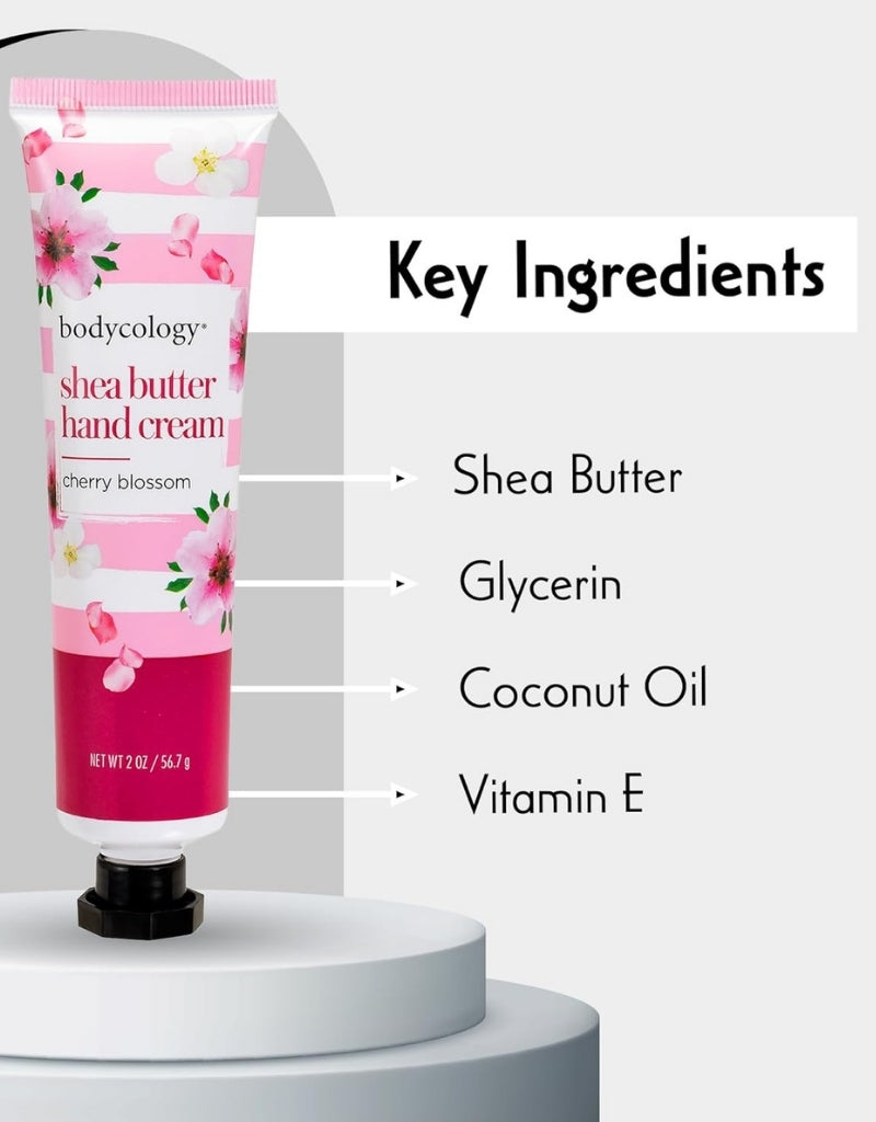 𝗕𝗼𝗱𝘆𝗰𝗼𝗹𝗼𝗴𝘆 Cherry Blossom Shea Butter Hand Cream 56 G