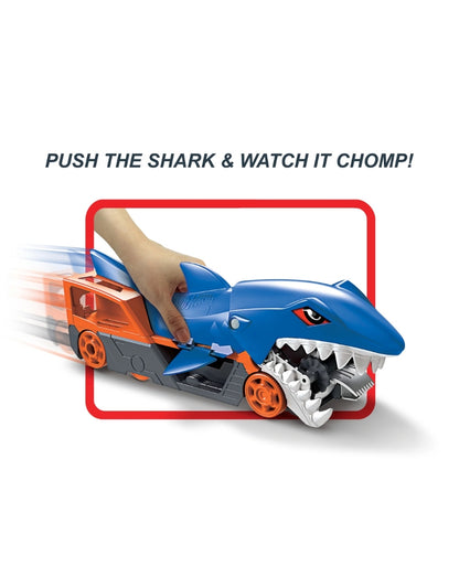 Hot Wheels Shark Chomp Transporter Playset