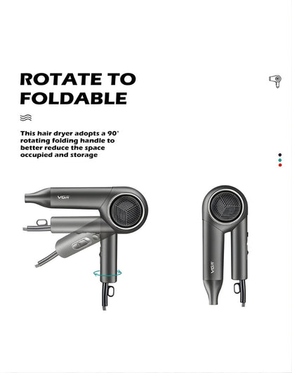 𝗩𝗚𝗥 V-420 Professional Strong Power Hair Dryer 1600-2000W