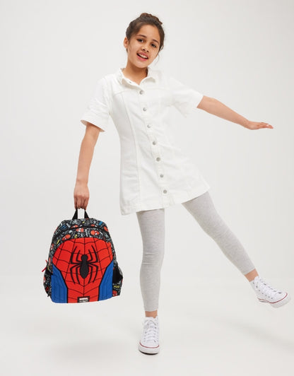 𝗦𝗺𝗶𝗴𝗴𝗹𝗲 Spider Man Junior Character Hoodie Backpack