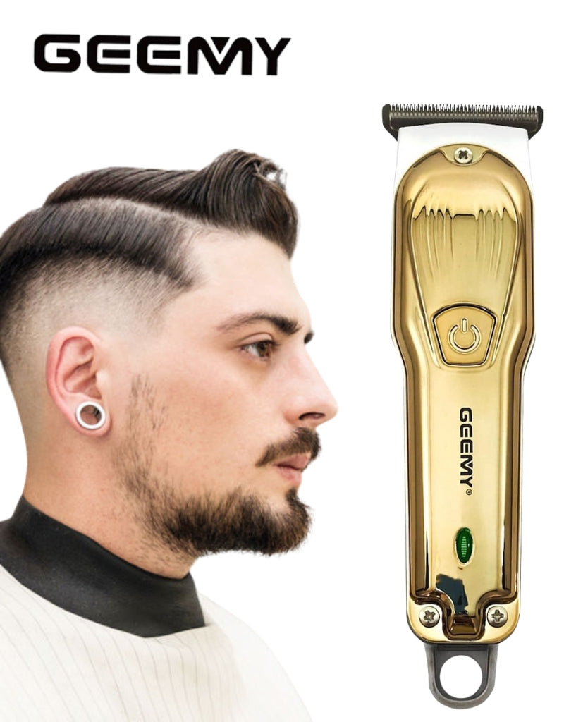 𝗚𝗲𝗲𝗺𝘆 GM-6727 Hair Beard Shaver Mini Rechargeable