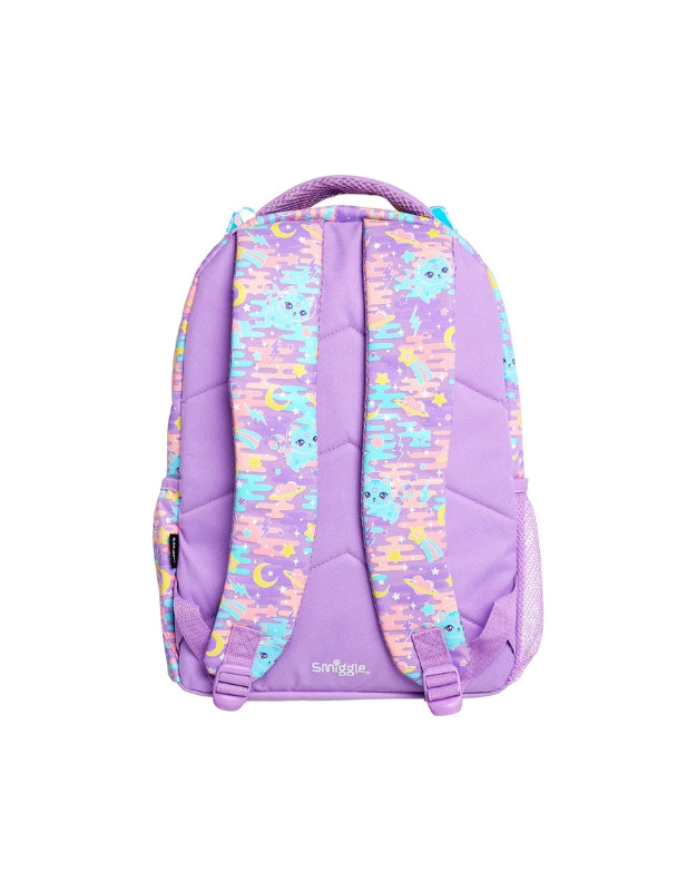 𝗦𝗺𝗶𝗴𝗴𝗹𝗲 Kawaii Blue Space Cat Student Backpack
