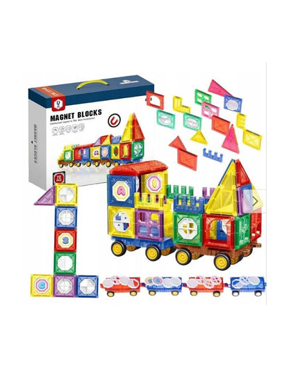 Magnetic Construction Set Different Shapes 72 PCS
