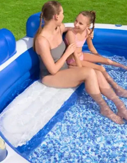 𝗕𝗲𝘀𝘁𝘄𝗮𝘆 54422 Splash Paradise - Inflatable Family Pool 231x219x79cm
