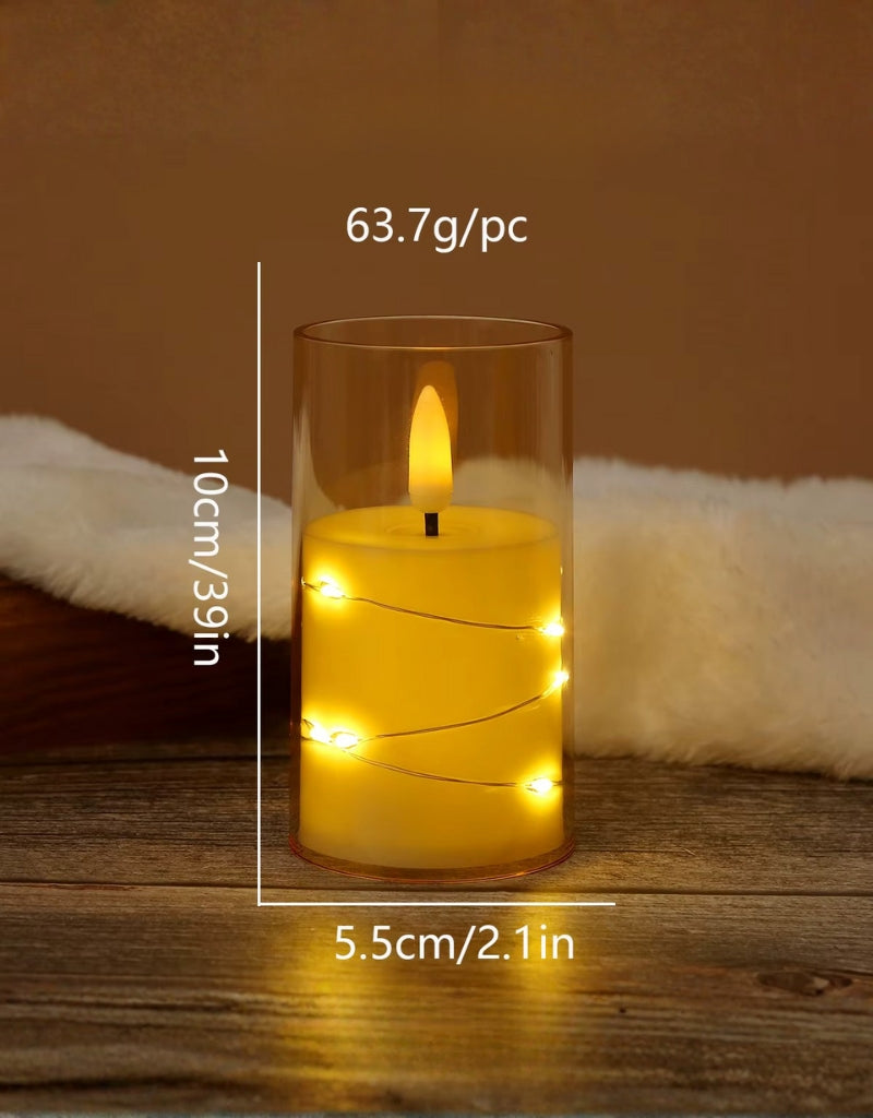 Bullet Flameless Elegant Candles for Wedding