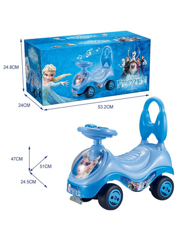 Frozen-Themed Musical Push Car Magical Ride for Kids