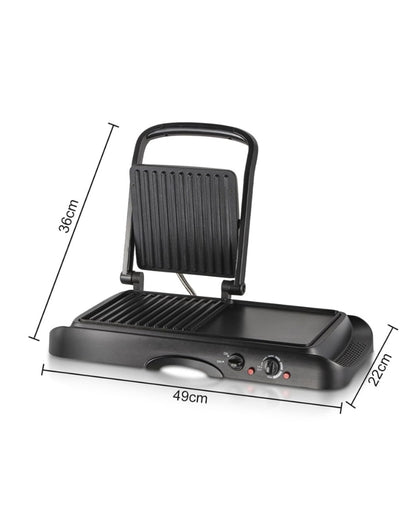 𝗗𝗦𝗣 2 In 1 Contact Grill Machine Griddle 1600W