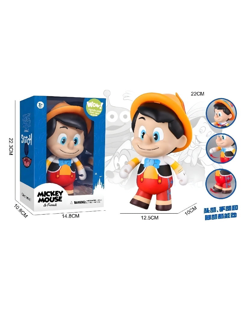 Herocross Original Disney Anime Figure Dolls Mickey Mouse Scrooge